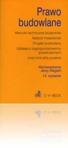 Prawo budowlane Wprowadzanie Jerzy Siegień 13 wydanie