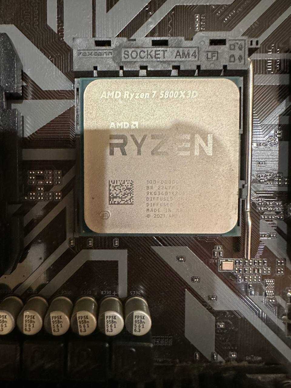 Комплект Ryzen 7 5800X3D + 16GB Ballistix DDR4 3600Mhz + B450M S2H
