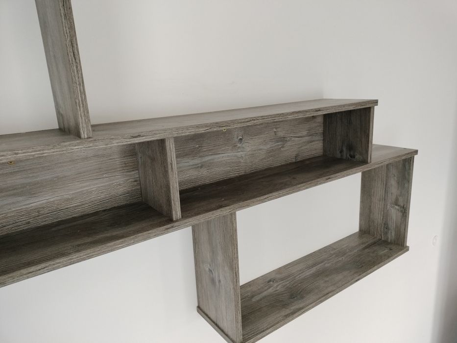 Półka wisząca szara