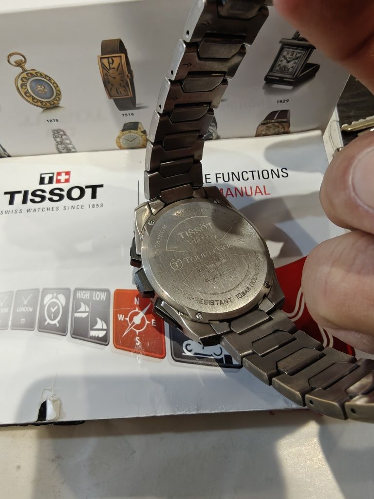 TISSOT T-TOUCH  SOLAR Titanium..Pełen kompleT.. PAT-KOM