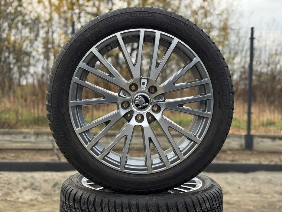 Koła Zimowe SKODA 5x112 r18 Octavia Superb 2024r ZIMA