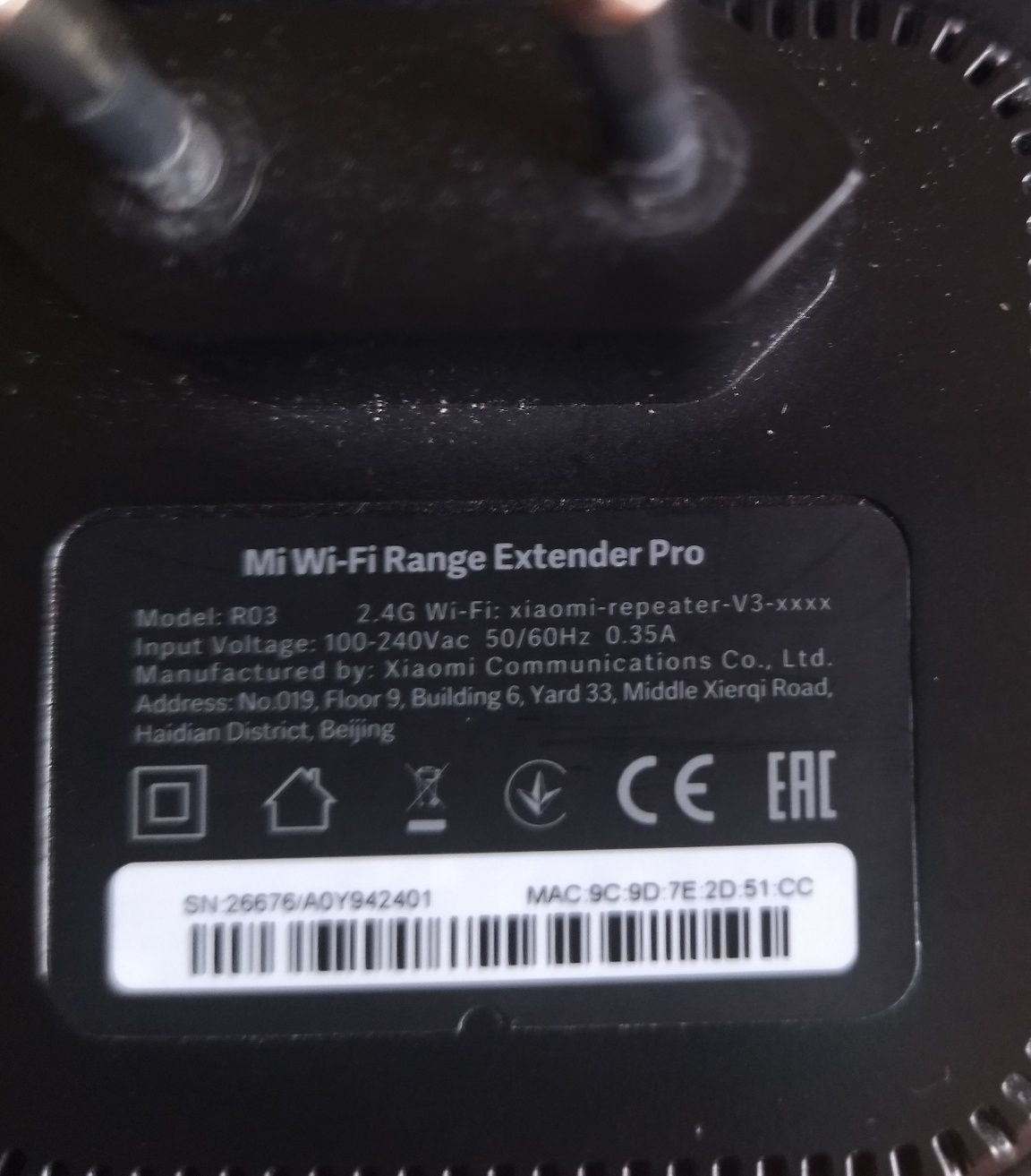 Mi Wi-Fi Range Extender Pro