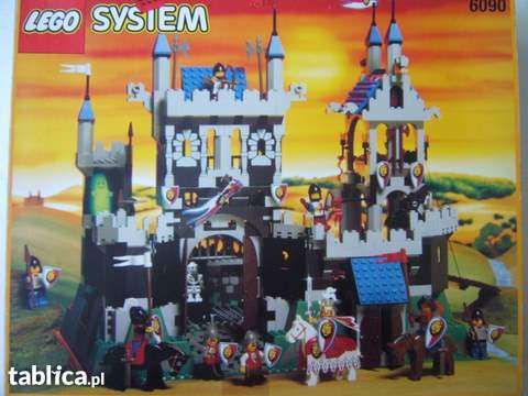 Zamek LEGO 6090 SYSTEM zestaw INSTRUKCJA castle rycerz klocki 1995 Wwa