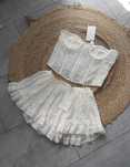 Top gorset zara 40L nowy koronka