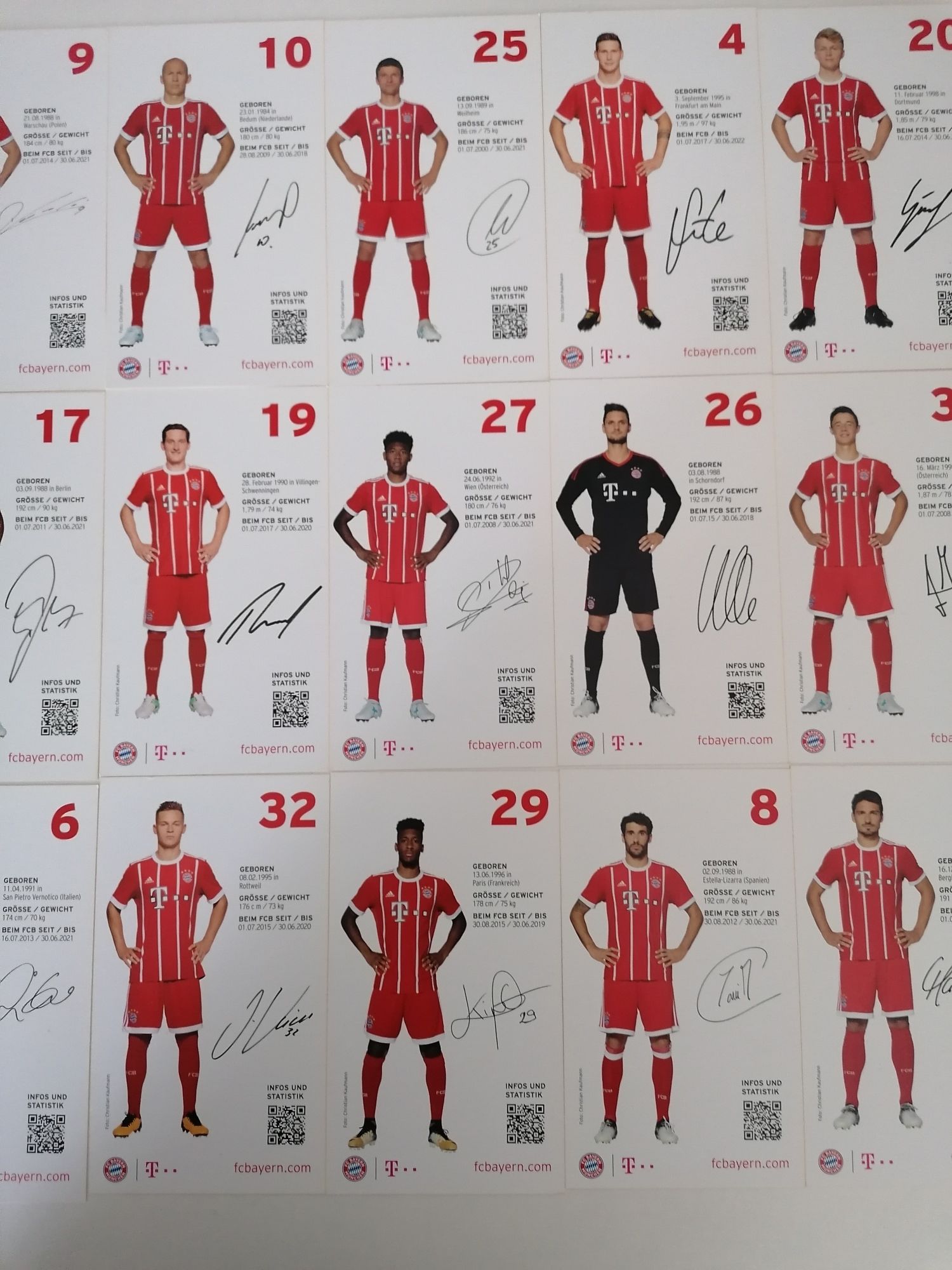 Autografy Bayernu Monachium + Gratis