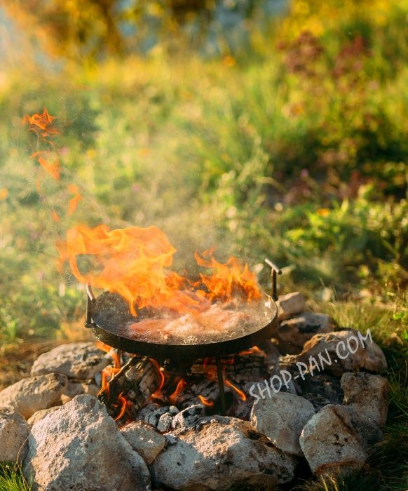 Сковорода из диска борони для пикника 50см, костра дискової борони ОПТ