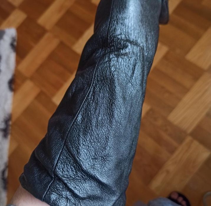 Шкіряні довгі Рукавиці перчатки chanel