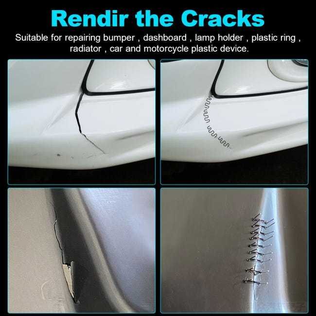 *NOVA* Máquina de soldar plásticos profissional +200 Grampos