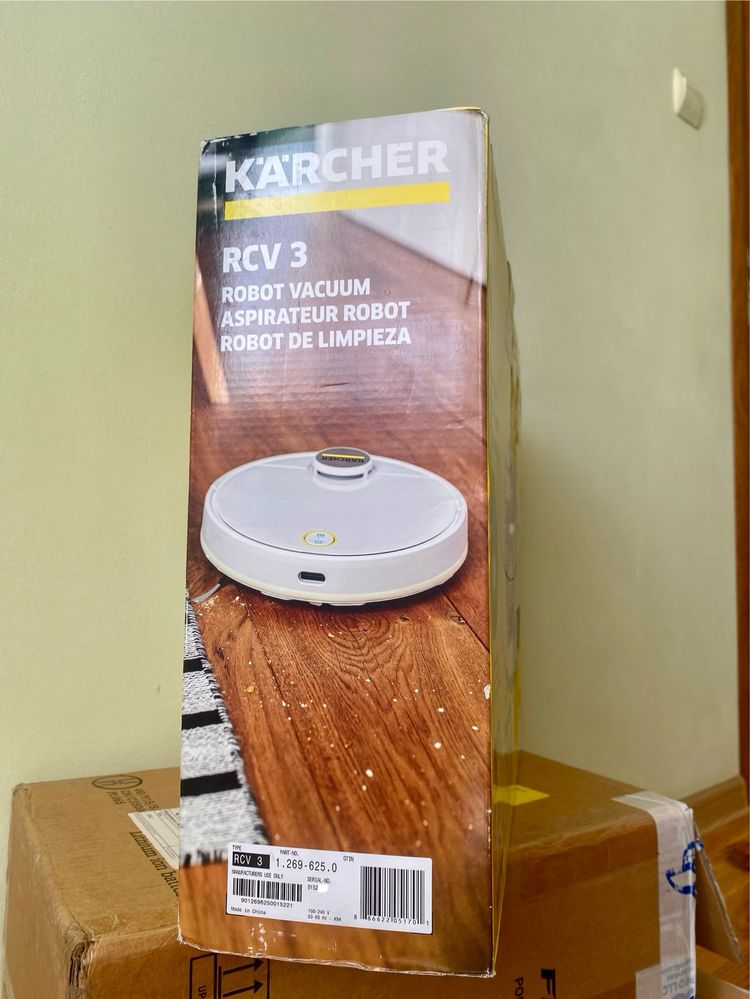 Робот пилосос Karcher RCV 3 новий з функцією миття