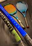 Wilson Ultra and Blade tennis rackets