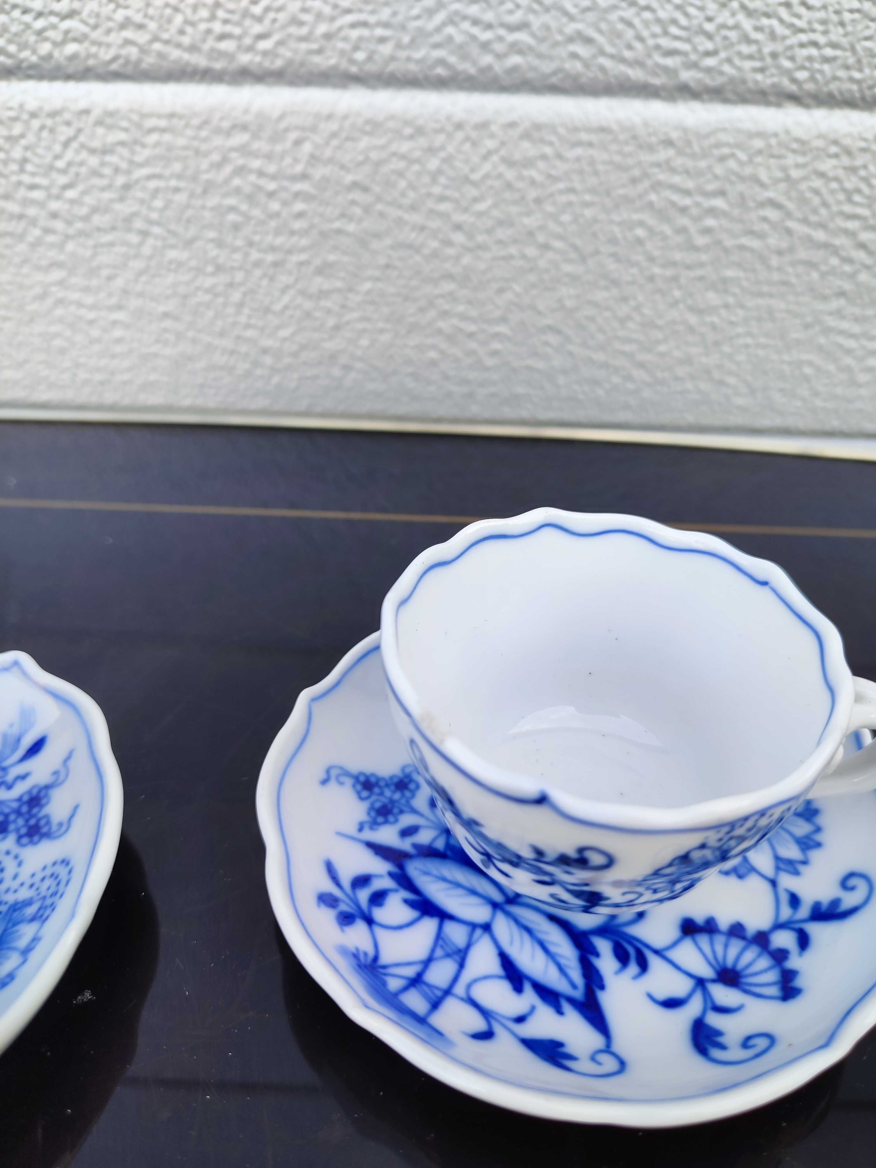 Duo wzór cebulowy  porcelana Meissen / Miśnia