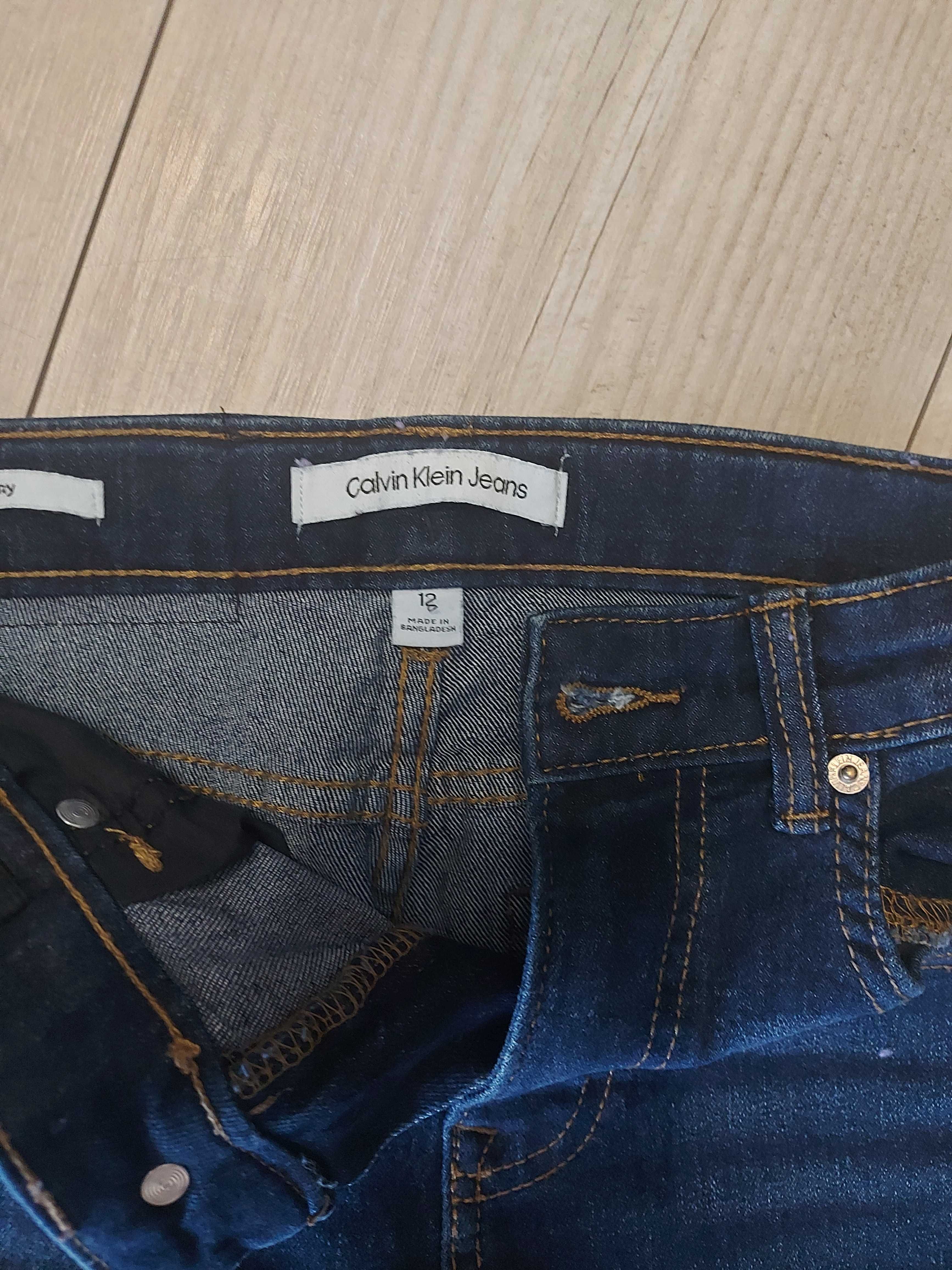 Oryginalne jeansy Calvin Klein 12 lat