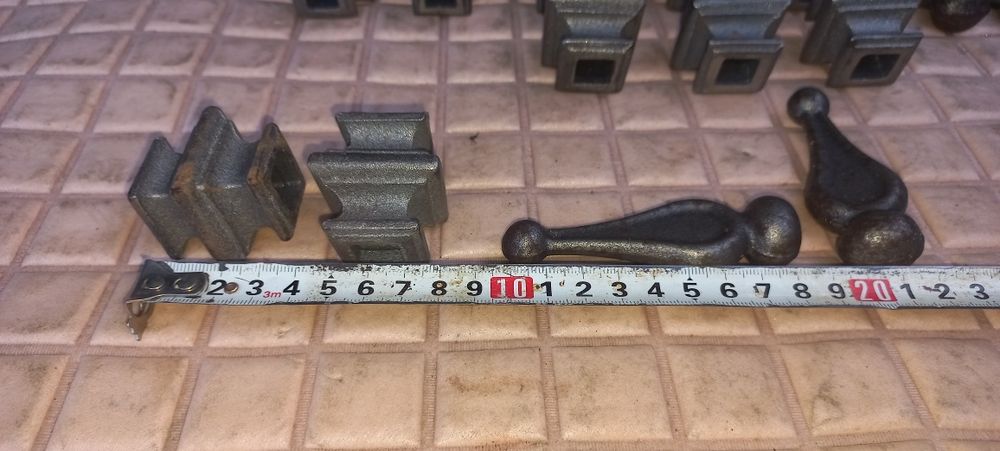 Елементи декору для кованих виробів: вставки та накінечники, нов.стан