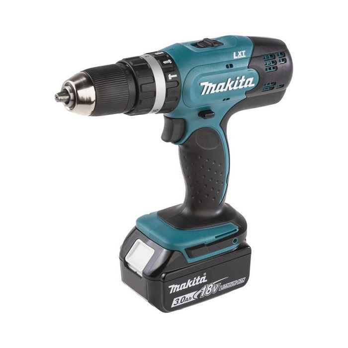 Wiertarko-Wkrętarka Aku Udarowa 18V 2*3 Ah Li 2-Bi Makita M Dhp453Rfe