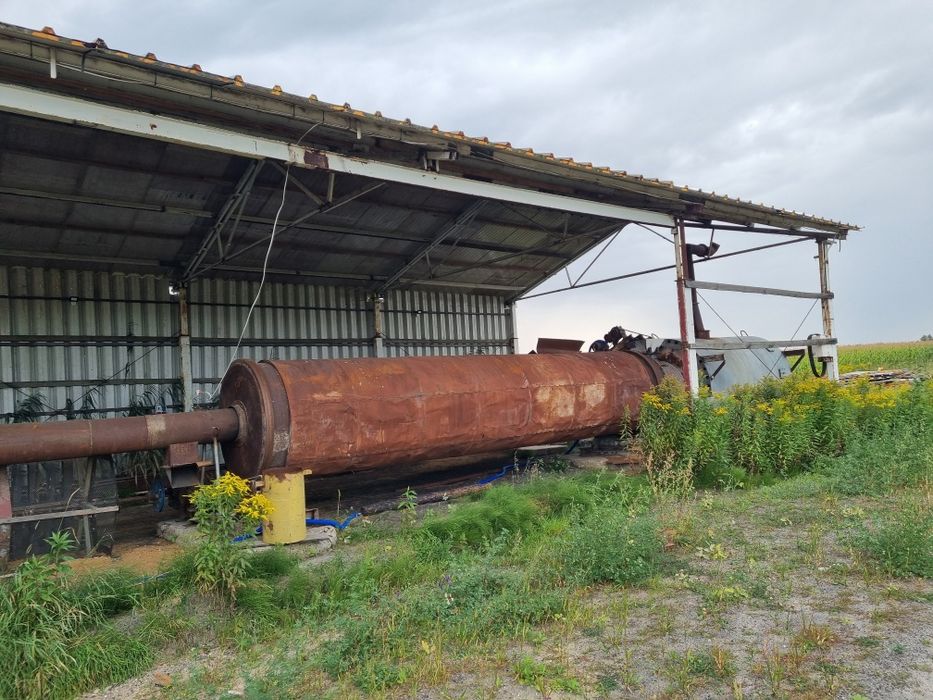 Suszarnia do trocin, zrąbki o dużej wydajności 1t/h na paliwo stałe
