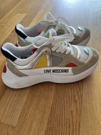 Wiosenne Sneakersy/adidasy Multicolor Love Moschino