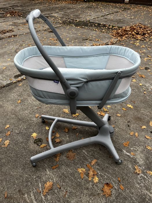 Lóżeczko Chicco Baby Hug turkusowe 4w1