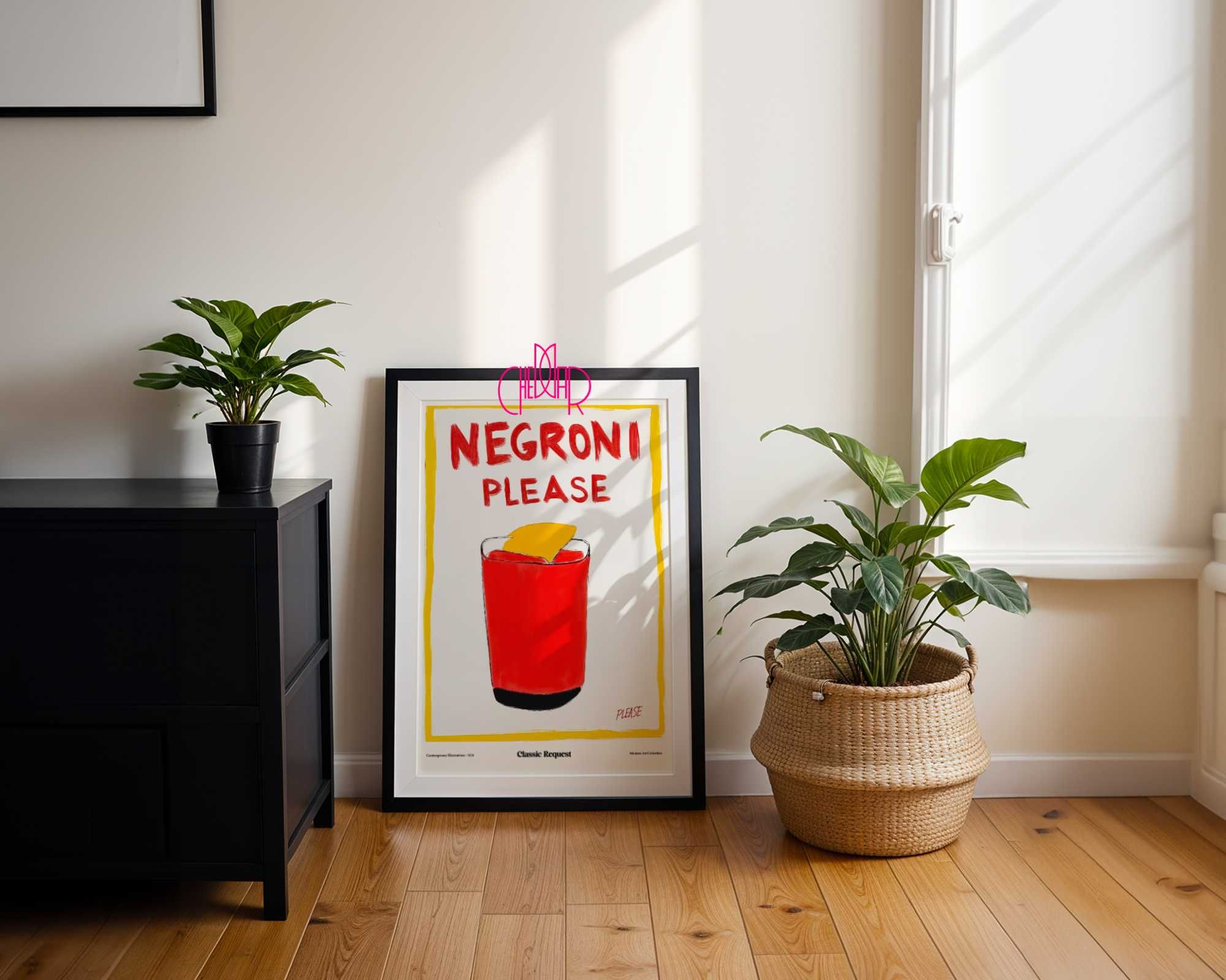 Plakat Negroni Please, Modern Art Collection