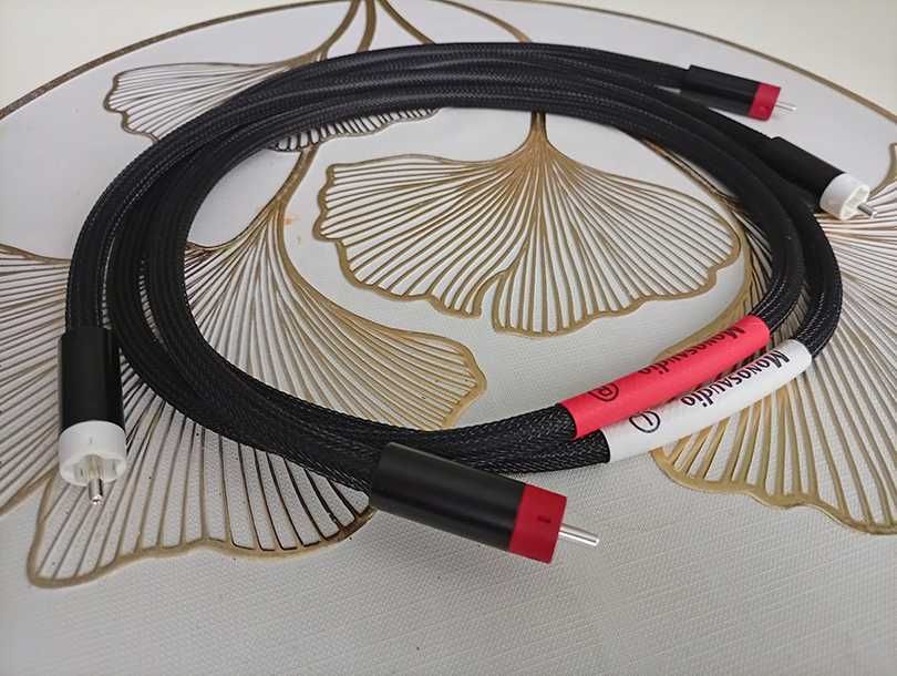 Kabel RCA Monosaudio A201 Signal Cable wtyki rodowane black 1m