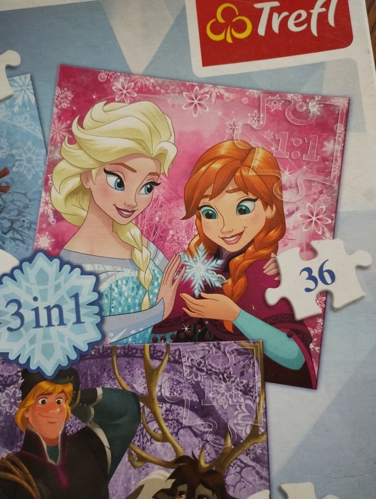 Puzzle Trefl Disney Frozen 3 w 1