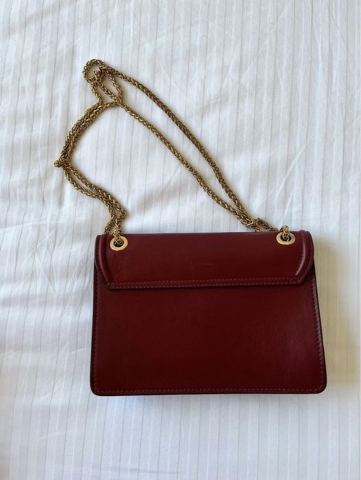 Mala bolsa ombro/tiracolo Massimu Dutti de pele