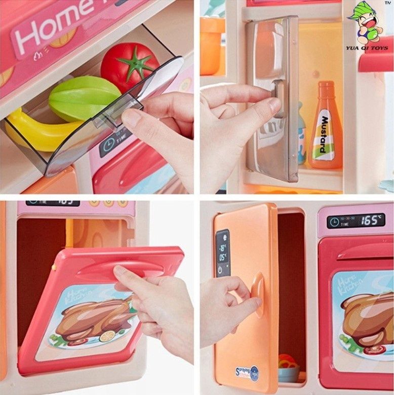 Дитяча кухня Home Kitchen 94 см яйцеварка (вода, пар, звуки), НАЛОЖКА