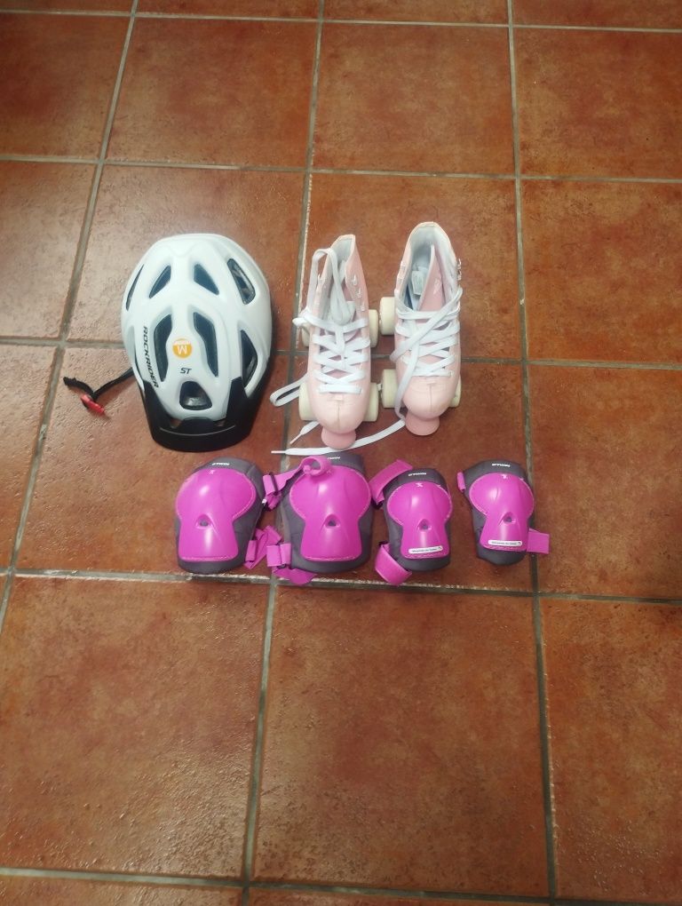 Conjunto patinagem criança