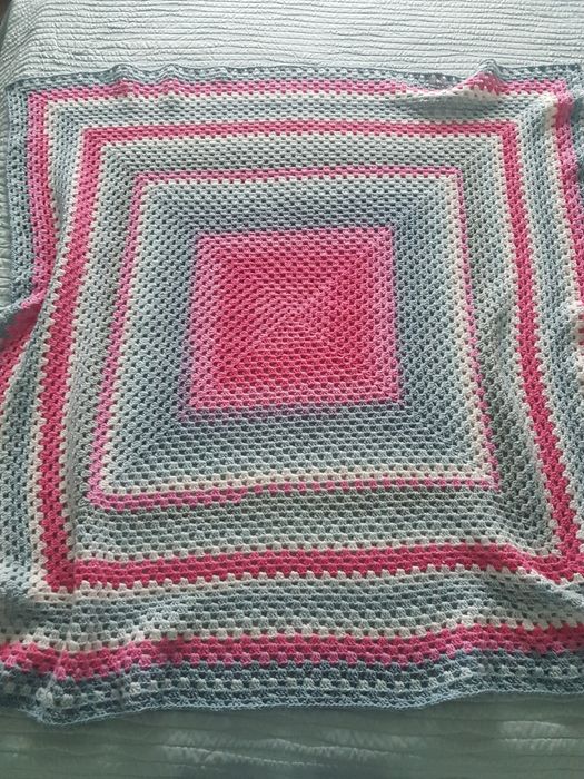 Kocyk hand made kolorowy