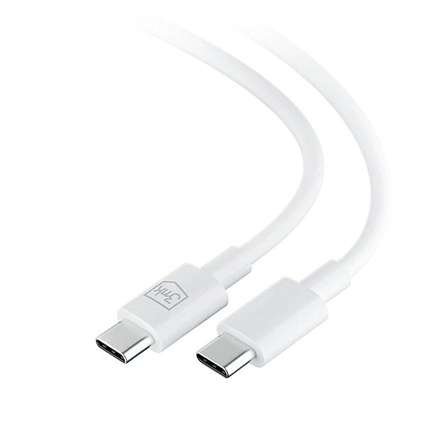 Kabel 3mk Hyper Cable USB-C / USB-C 100W 1.2m - biały