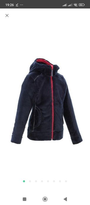 Дитяча дуже тепла флісова кофта QUECHUA SH500. На 10-11 р., 141-148см