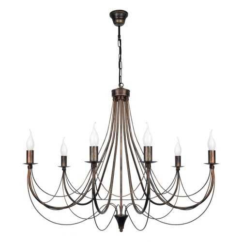 Promocja Żyrandol klasyczny JEWESA 6-ramienny - CZTERY KOLORY