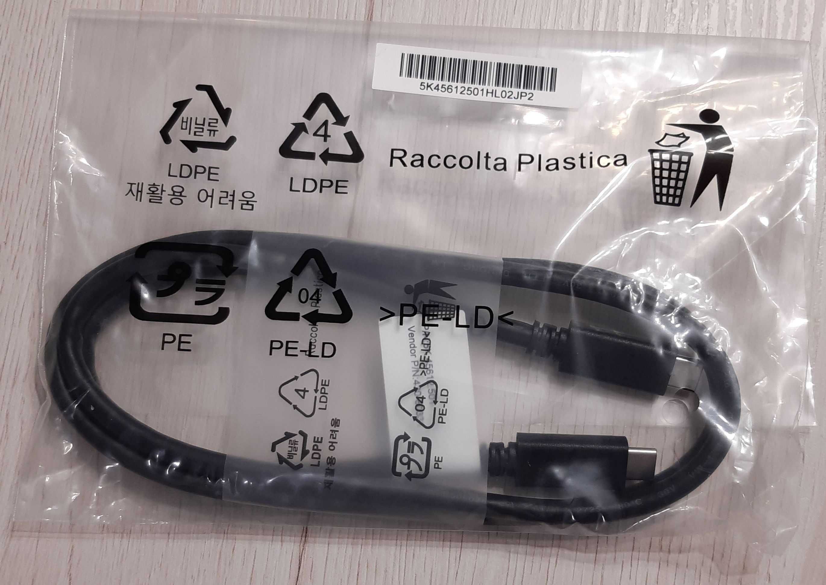 Nowy Kabel USB-C 1 m 5A 4K display cable usb-c to usb-c