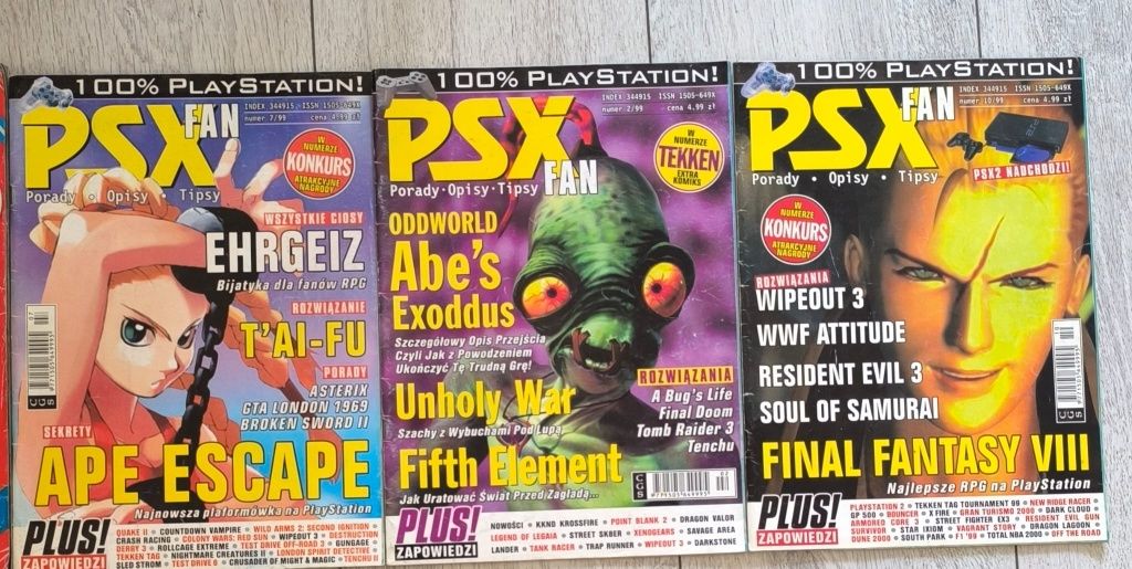 Czasopisma komputerowe(PSX, Secret Service)