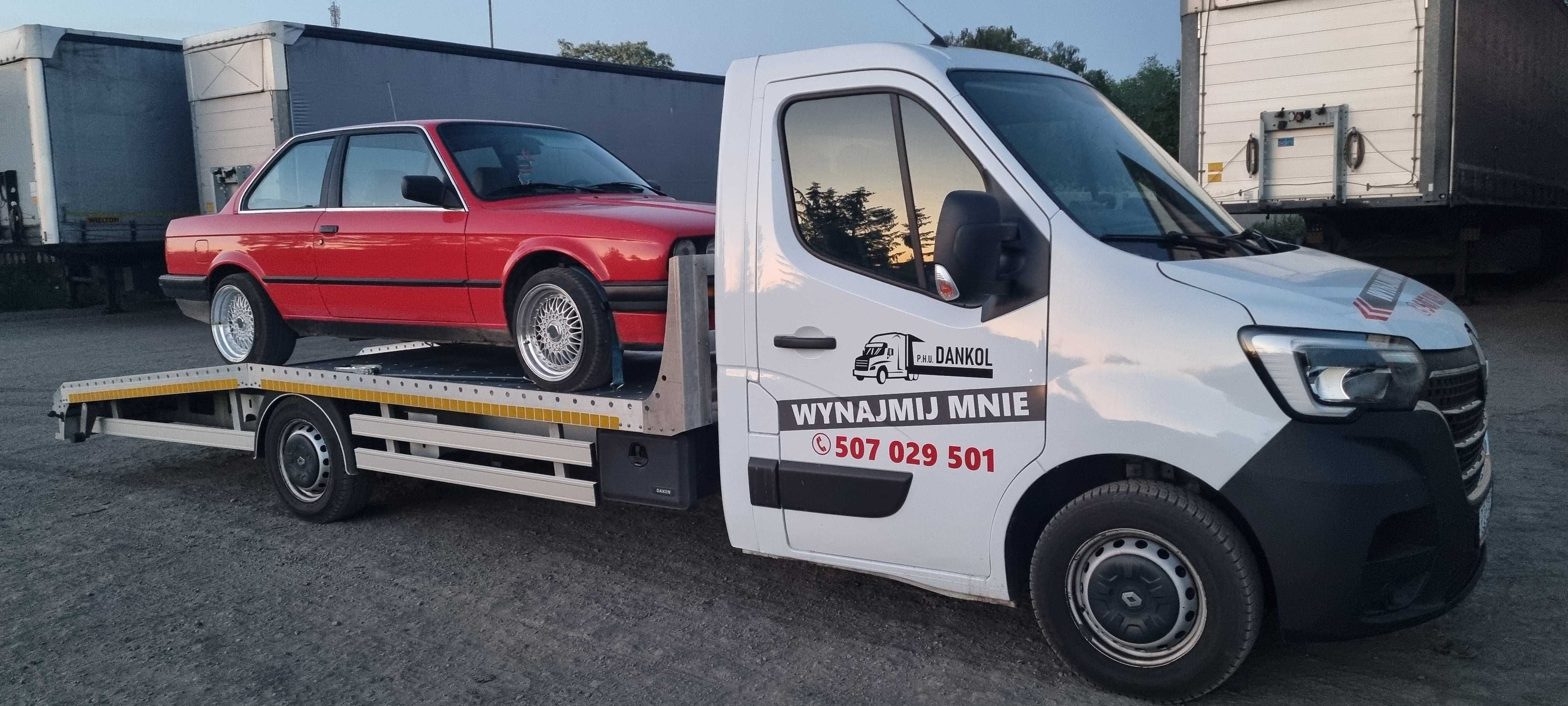 Autolaweta Laweta Master 2,3 180KM do 3,5 Tony kategoria B Wynajem
