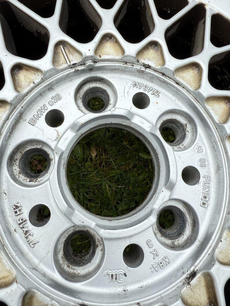 Orginalny bbs bmw e20 15’ cali
