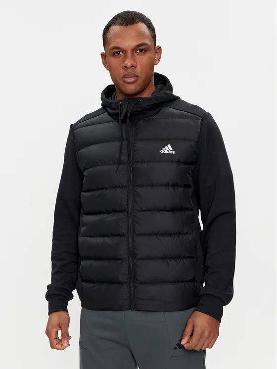 Пуховик,худи Adidas Essentials Hybrid Down.Размер S-XL