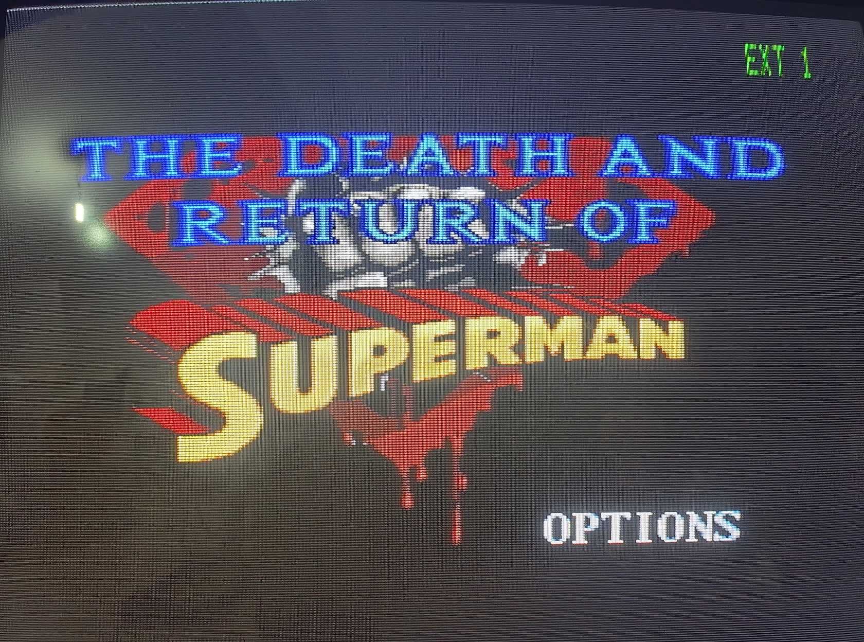 Death and return of Superman Mega Drive