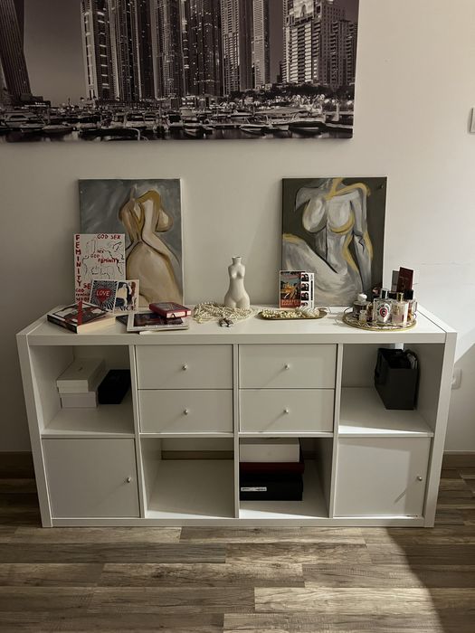 Komoda biała z szufladami IKEA stan BDB