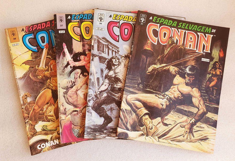 Livros BD ~ "A ESPADA SELVAGEM de CONAN" ~ Vários números disponíveis
