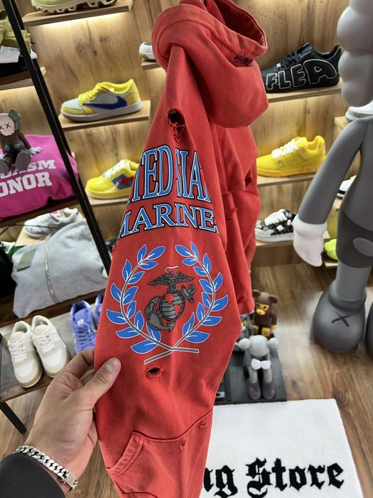 Зіп Худі GRAILZ Project G/R USA Marines Faded Red