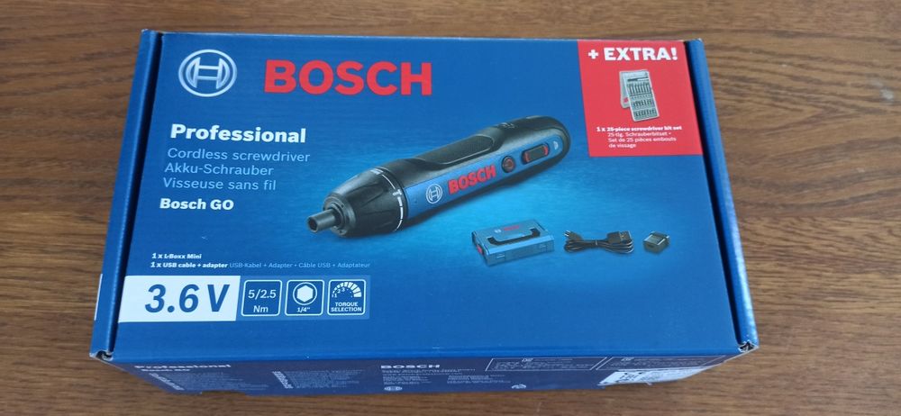 Bosch GO wkrętak akumulatorowy NOWY