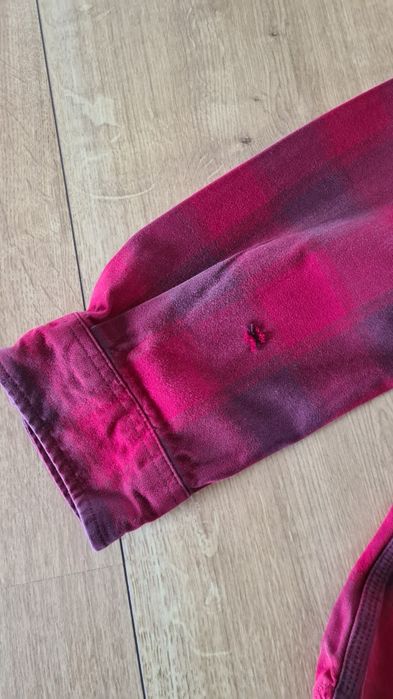 Koszula w kratę Carhartt. Czerwona. Gruba. Rozmiar M.  Skate drip y2k