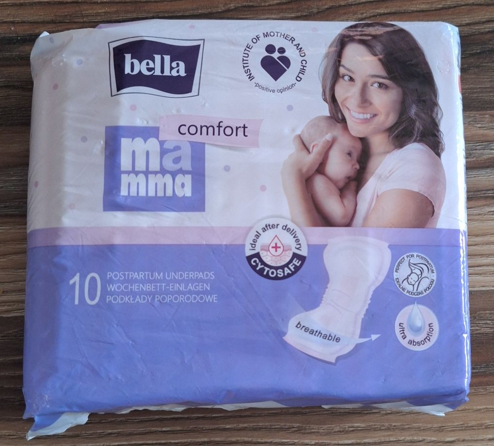 Podkłady higieniczne Mamma Bella + Mamma Bella comfort