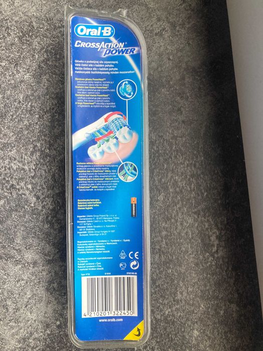 Nowa Szczoteczka Elektryczna Oral-B CrossAction Power