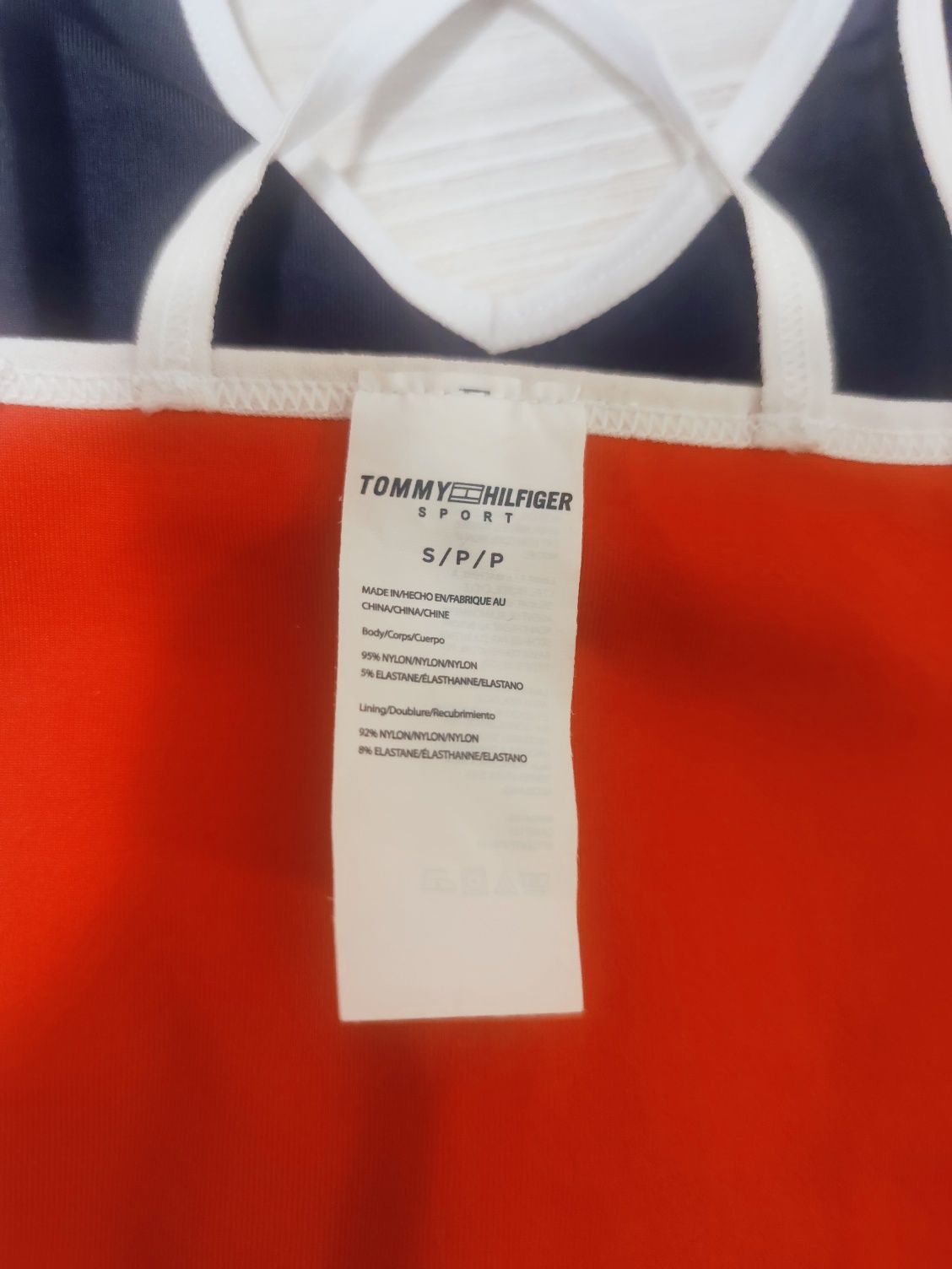 Tommy Hilfiger sportowy stanik biustonosz top S