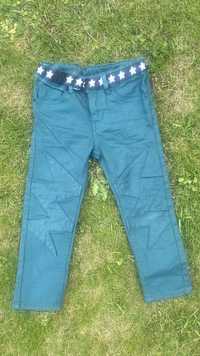 Spodnie jeansowe H&M 104 z paskiem