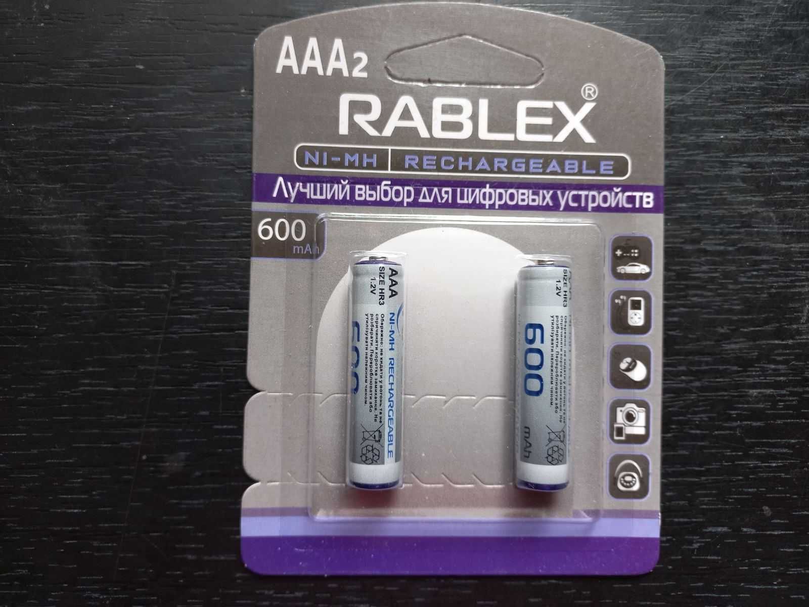 Батарейка акумулятор AA 600mah 1,2в Ni-Mh пальчиковий 14500 аа ааа AAA