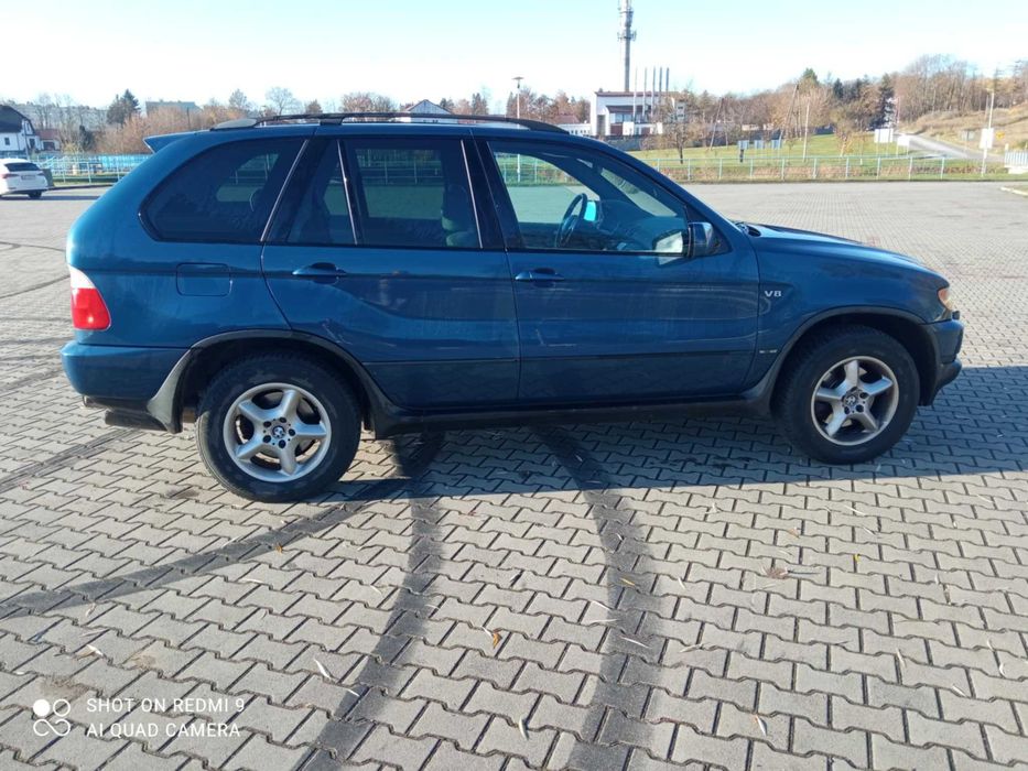 BMW X5 4,4 V8 M62 Benzyna 286KM Hak Zarejestrowany Opłacony 1 wł.