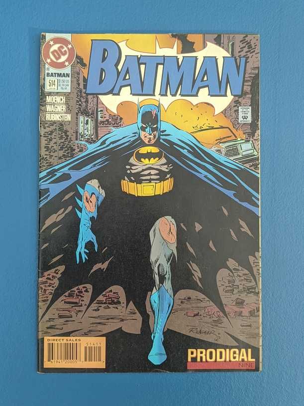 DC Batman #514 Prodigal pt. 9 1995 Moench Wagner Rubinstein komiks