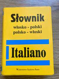 Słownik włosko-polski-polsko -włoski. Italiano